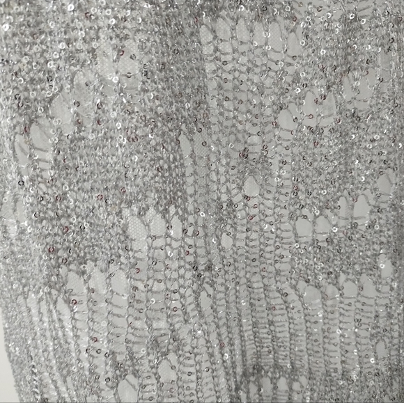 ZARA SEE THROUGH  LONG EVENING DRESS - Picture 9 of 11